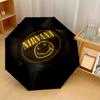 Nirvana Print 8?Ribs Automatic Umbrella Wind Resistant Lightweight Folding Umbrella For Outdoor Travel