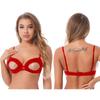 Womens Sexy Lingerie Lace Floral Sheer Hollow Out Wireless Unlined Bra Tops