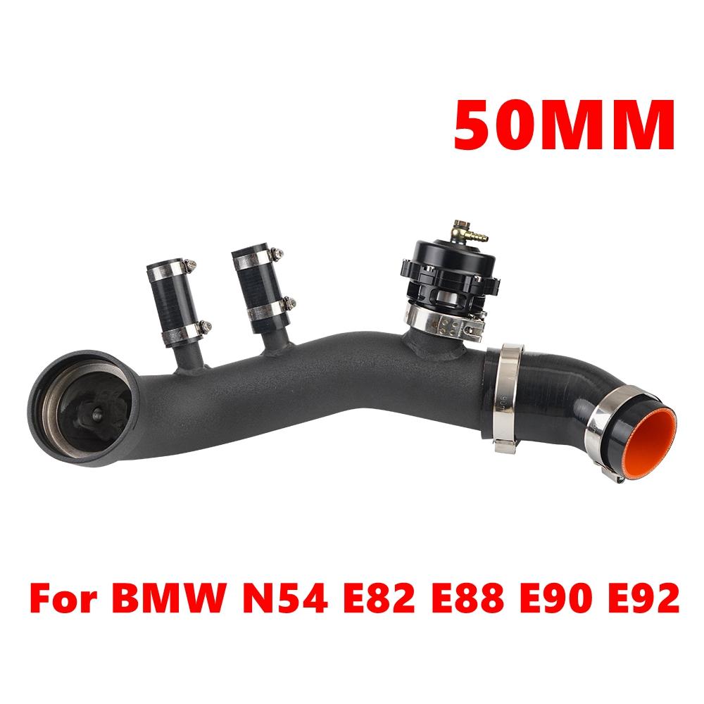 Air Intake Turbocharge Pipe Kit 50MM Pressure Relief Valve For BMW N54 E82 E88 E90 E92 135i 335i Car Engine Parts