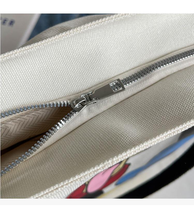 Women's Korean Style Canvas Shoulder Bag, Large Capacity Casual Tote and Student School Handbag