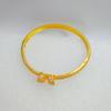 Vietnam Gold-Plated Irregular Copper Bangle Bracelet for Women