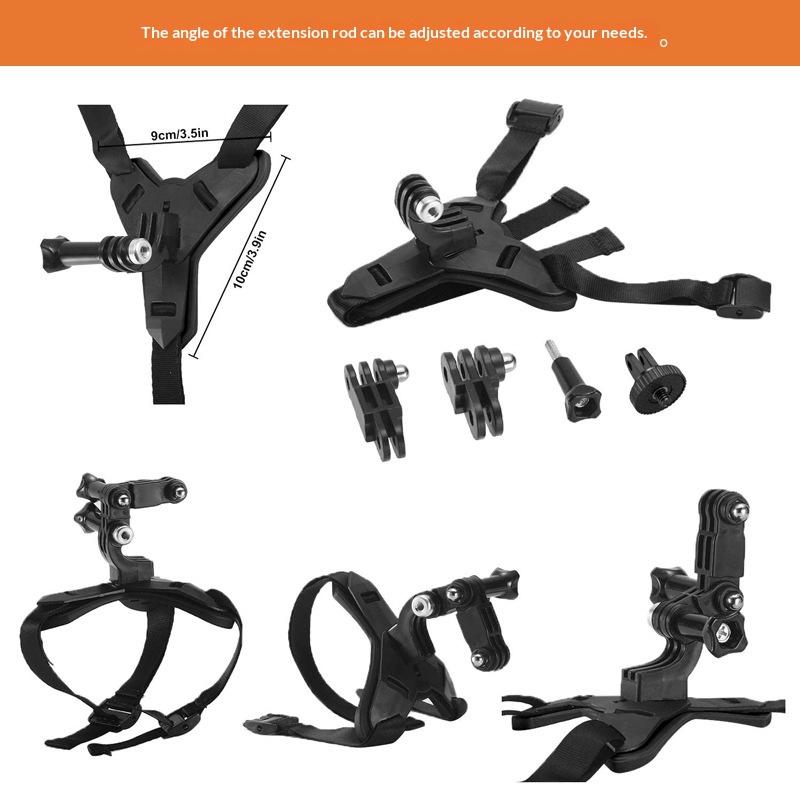 Supporto Clip per Telefono con Supporto per Mentoniera del Casco da Moto per Accessori di Action Cam e Fotocamere Sportive