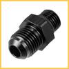 2pcs Black 6AN Male to M12 x 1.25mm Thread Tube Hardline Fuel Line Adapter Oil Gas Pipe Fitting Auto Replacement Parts