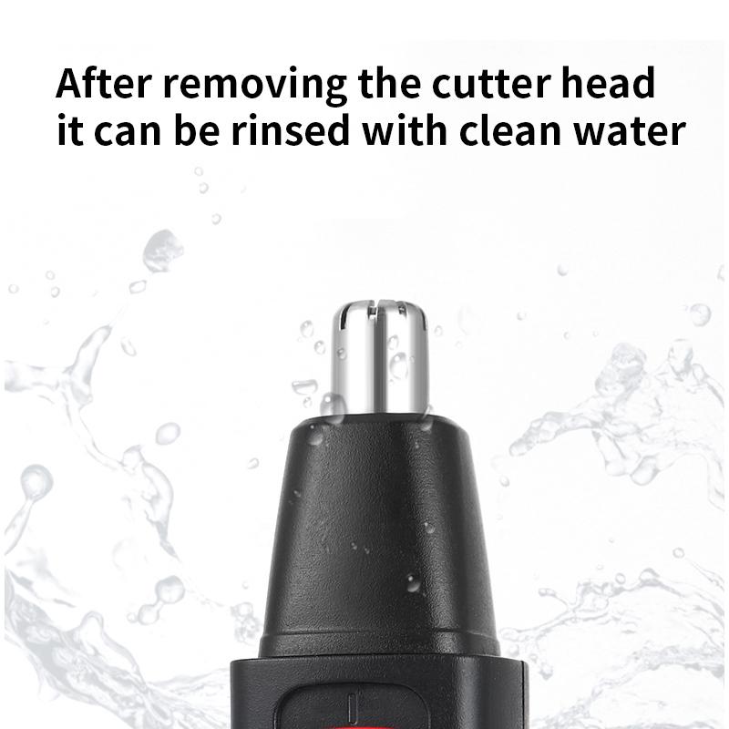 Tragbarer Trockenbatterie-Nasen-Ohr-Haarschneider, sauberes Rasierer-Entfernungs-Rasierwerkzeug für das Gesicht