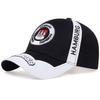 Berretti da Baseball Unisex con Ricamo di Amburgo Primavera Autunno Outdoor Regolabili Cappelli Casual Cappello Parasole Cappello Sportivo