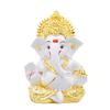 Gold Plated Ganesh Idol for Car Dashboard God Ganesha Idol for Home Decor Ganpati for Gift Home Office Table Shelves Diwali