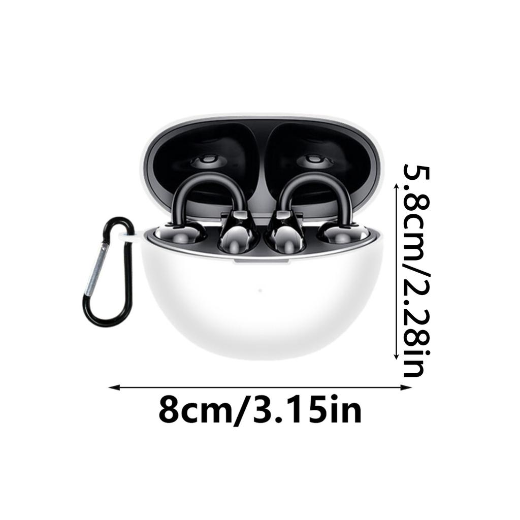Ear Clip Charging Box Silicone Case for LCHSE Earphones Stability and Precise Fit Ear Clips Box Protector