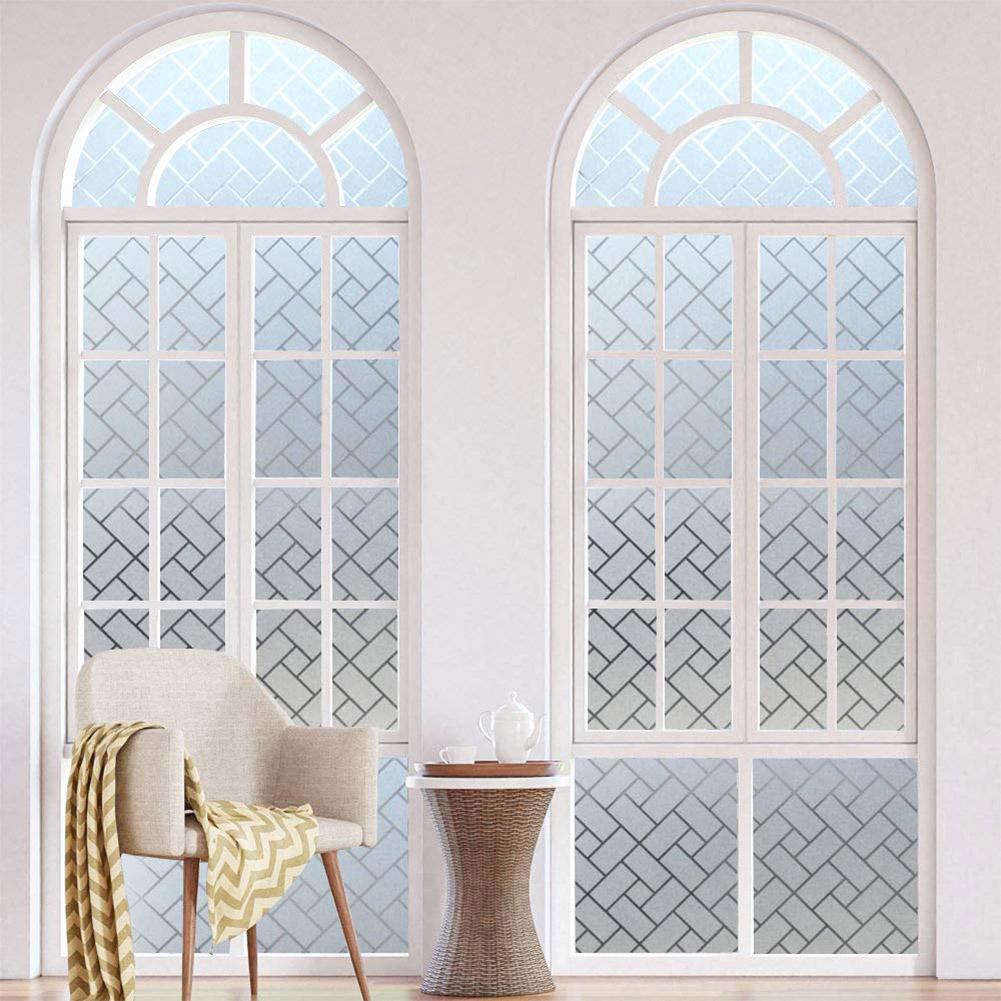 No Glue Static Cling Opaque Frosted Window Film for Home Office