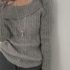 Double Layered Camellia Necklace for Women's Light Luxury Fashion Design Necklace Neck Chain Tassel Collarbone Chain Jewelry Gift