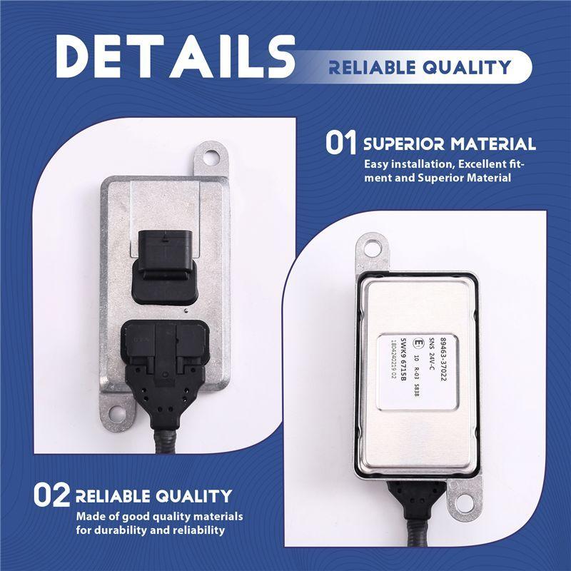 For Hino For Toyota Dyna Tuoake Toyoace 89463-37022 5WK96715B Truck Nitrogen Oxide Nox Sensor