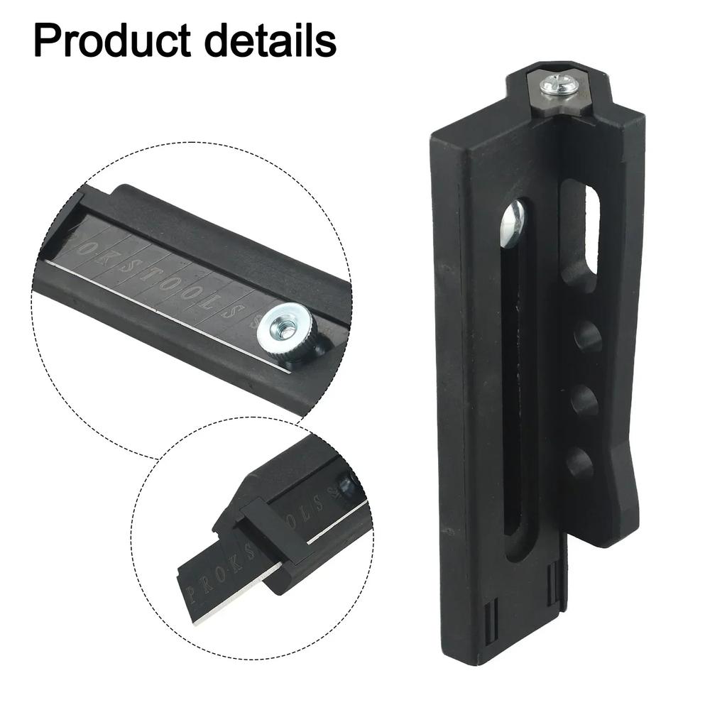 Chamfer Planer Edge Trimming Planer For Woodworking For DIY Projects Carbide Blade Plastic Material R1.5 Blade