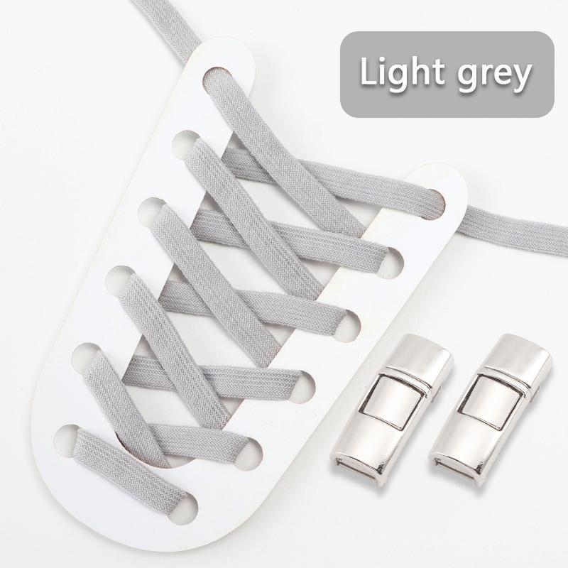 1 Paar Geen Strik Schoenveters voor Sneakers Kleur Elastische Schoenveters Plat Kinderen en Volwassenen Eenvoudig te Installeren Luie Schoenveters Casual