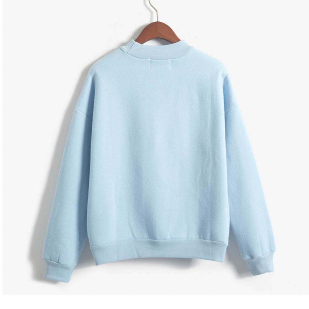 Women  Long Sleeve Casual  Sweatshirt Pullover Top Blouse