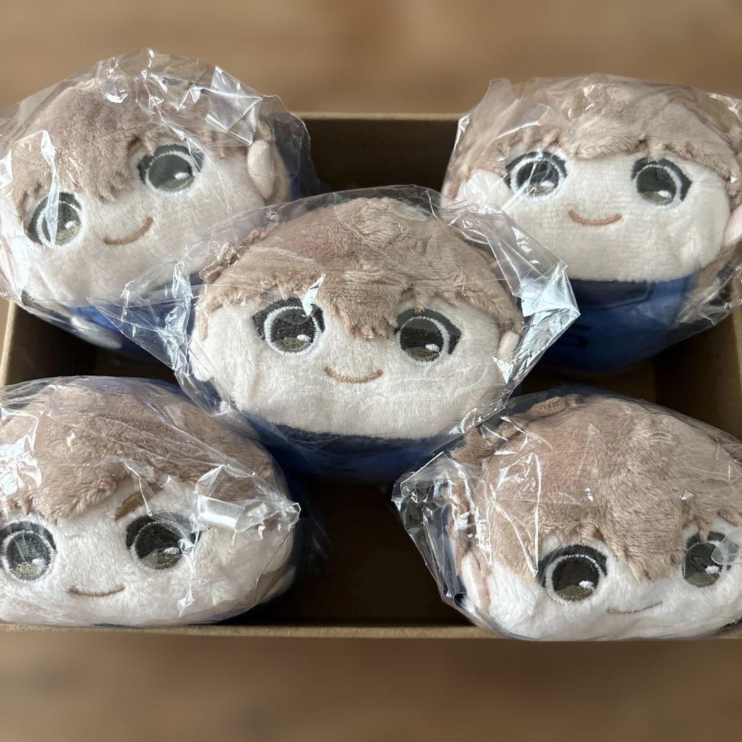 Blue Lock Naruhaya Asahi Potekoro Mascot Plush Toy Tsum 5-piece Set