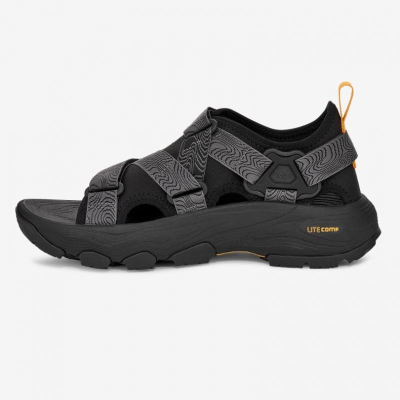 Teva Men S Grandview Max Sandal Stvm2514770 Blk