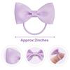 New 2 Inch Bow Hair Ribbon High Elasticity Rubber Band Elastic Hair Rubber Bands Styling Decoration Hair Gum for Baby Girls
