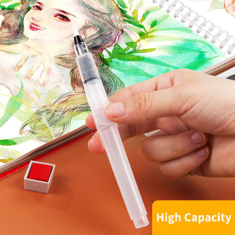 3/18pcs Refillable Water Color Brush Pen Set Artist Grade Watercolor Paint Brushes for DIY Art Calligraphy Painting & Lettering