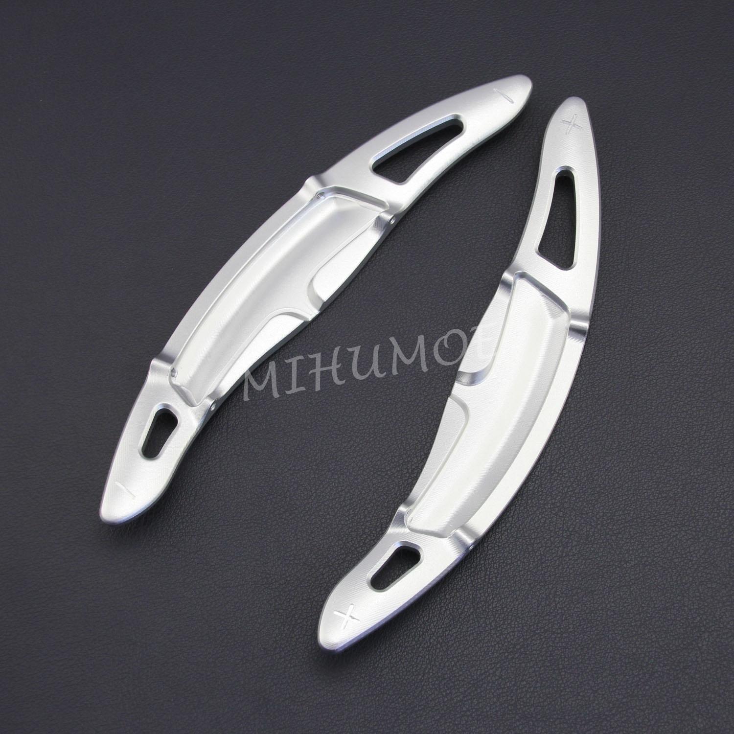 

Aluminum Steering Wheel Gear Box Shift Paddle Extension For Porsche Cayenne Macan Panamera 718 Boxster Cayman 911 Interior Trims серебряный
