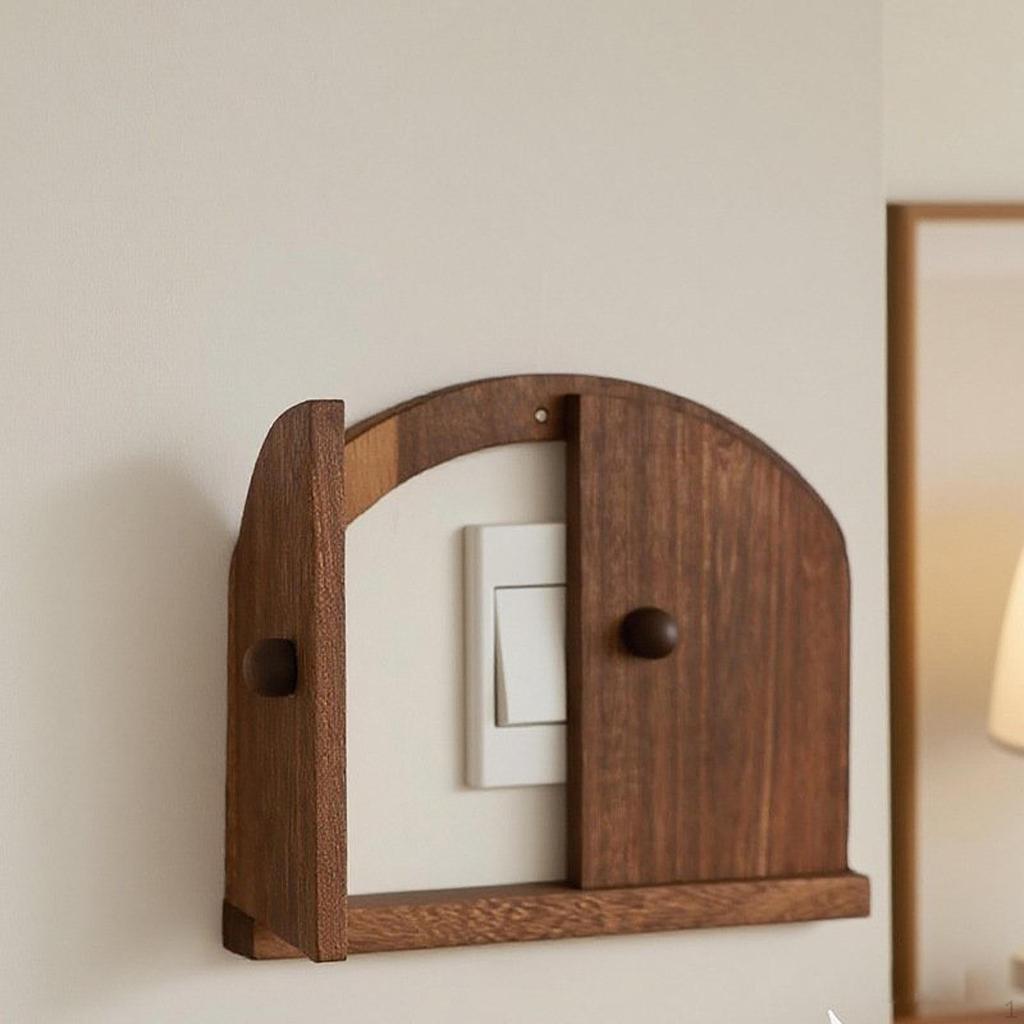 Switch Cover Background Farmhouse Hotel Protects Children and Easy To Decorative Wall Plate