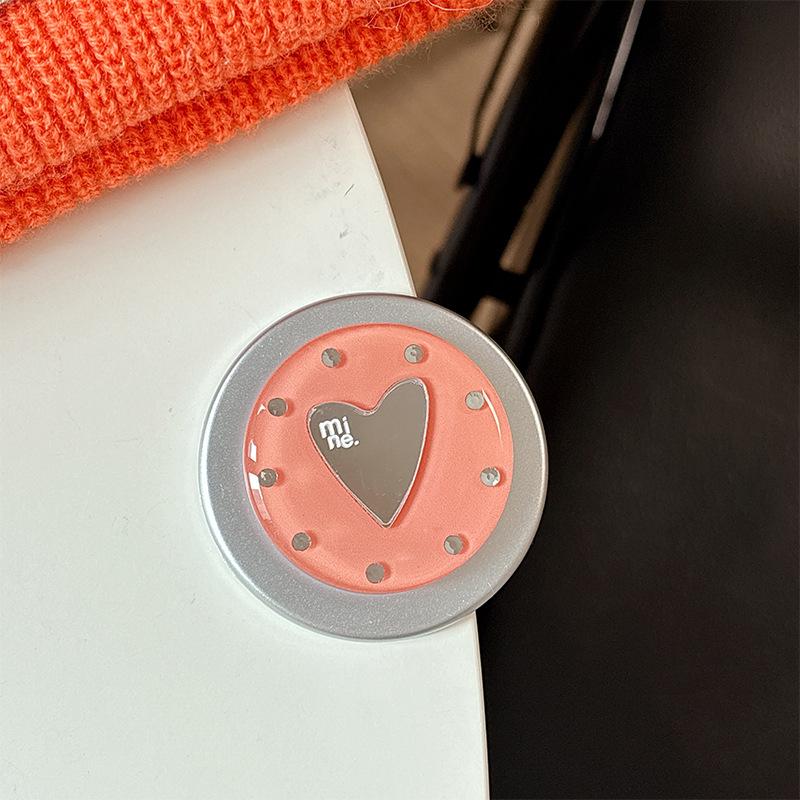 Creative Heart-Shaped Airbag Phone Holder & Retractable Desktop Stand for Watching Dramas