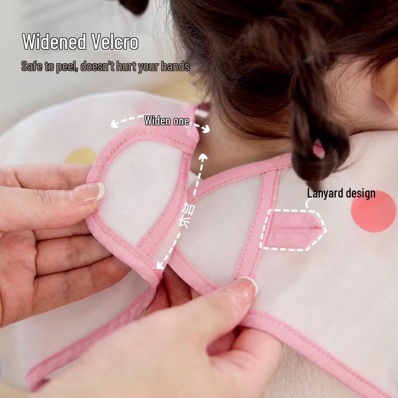 Niduoxiong Kids' Waterproof Mealtime Smock Bib WZ2610