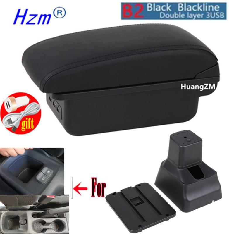 For Nissan Versa Armrest Box Almera 2020-2024 Central Console Storage Box Ashtray Cup Holder PU Leather USB Charging LED
