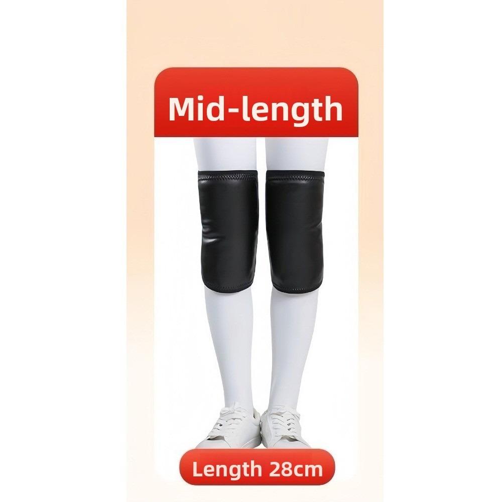

Waterproof Knee Sleeves PU Knee Brace New Leg Compression Sleeves Autumn and Winter M-28cm