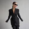 Slim Suit Women's Spring V-neck Waist Thin Suit Advanced Ins Commuter Blazer Women