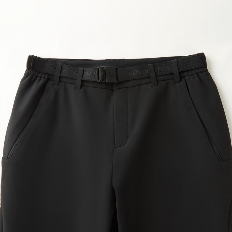 KOLON SPORT Water-Resistant Breathable Warm Windproof Wrinkle-Resistant Softshell Pants Women Bottoms LKLP5WN114