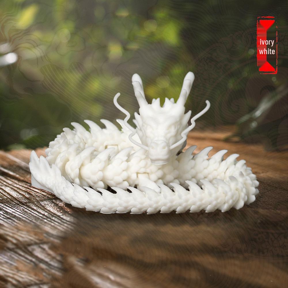 Articulated 3D Printed Chinese Dragon Children's Gift Ornament