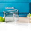 Yousheng Cooling Clear Storage Boxes Extra-Thick Shatterproof PET Containers with Handles Stackable Refrigerator
