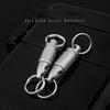 360° Rotatable Titanium Alloy Keychain Portable Keyring Keychain Accessories  Outdoor Small Tool