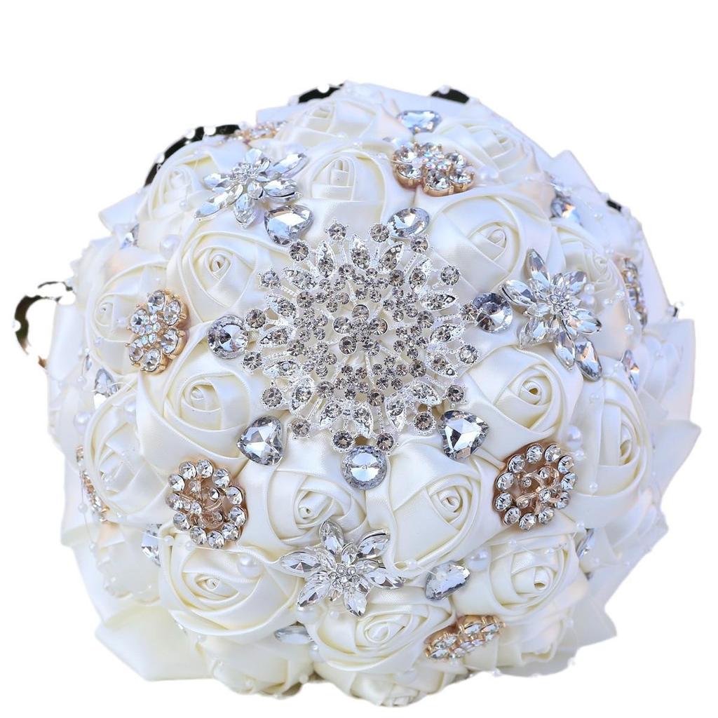 Korean-European Style Rhinestone Bridal Bouquet Wedding Gift