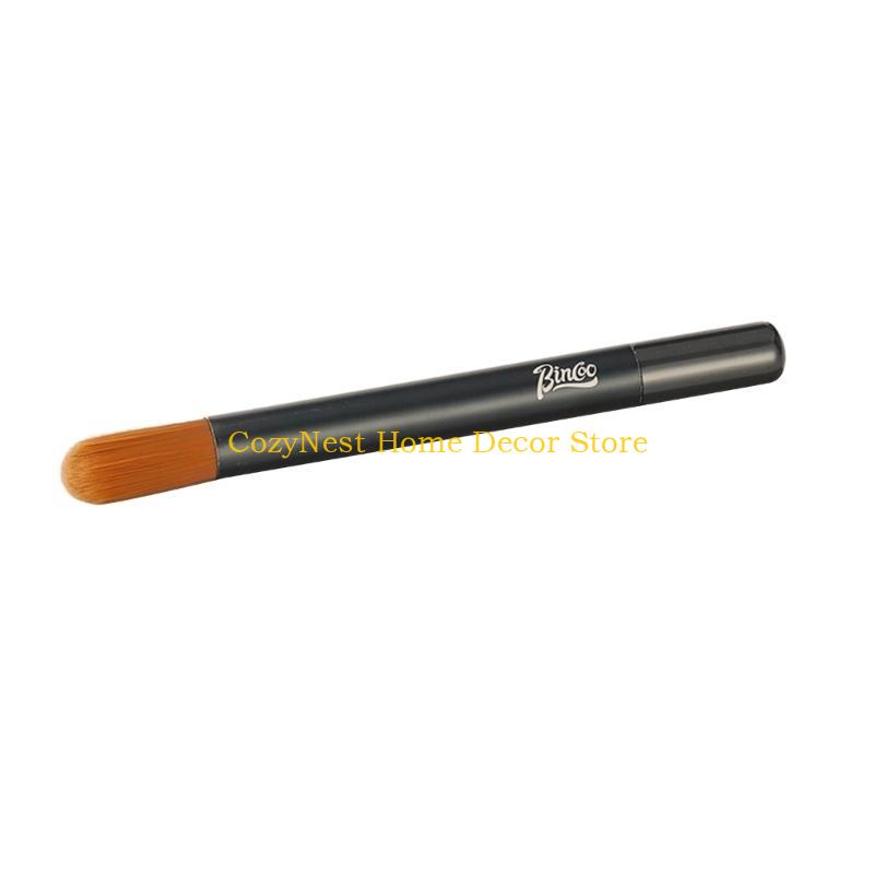 

92MF Coffee Cleaning Brush Coffee Bar Brush Espresso Grinder Brush with Metal Handle Perfect for Cleaning Powder Flour