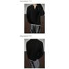 Fake Two Long Sleeved T-shirts, Men's Spring and Autumn Trend, Waffle Style Loose Fit, Bottom Layer, Simple Casual Top