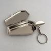 Mini Casket Ashtray with Keychain Stylish Windproof Metal Cool Ashtray Portable Coffin Car Keychain Ash Organizer for Camping