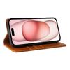 For iPhone 15 Wallet Case RFID Blocking Leather Phone Cover Stand View