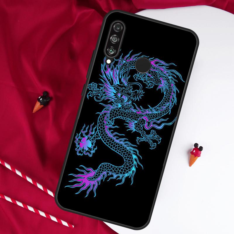 Chinese Dragon For Huawei Nova 7i 8i 11i 12i 12s 10 9 SE Y90 Y60 Y70 Y72 Y61 Y91 P60 Pro P30 P40 Lite Case