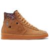 Bandulu x Converse Cons Pro Leather Synthetic Leather High Top Board Shoes Unisex Brown Pink