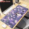 Colorful Cat Pink Cute Kawaii Mousepad Gaming Speed Keyboard Pads Mouse Pad XXL Rubber Carpet Locked Edge Mouse Mat Xmm