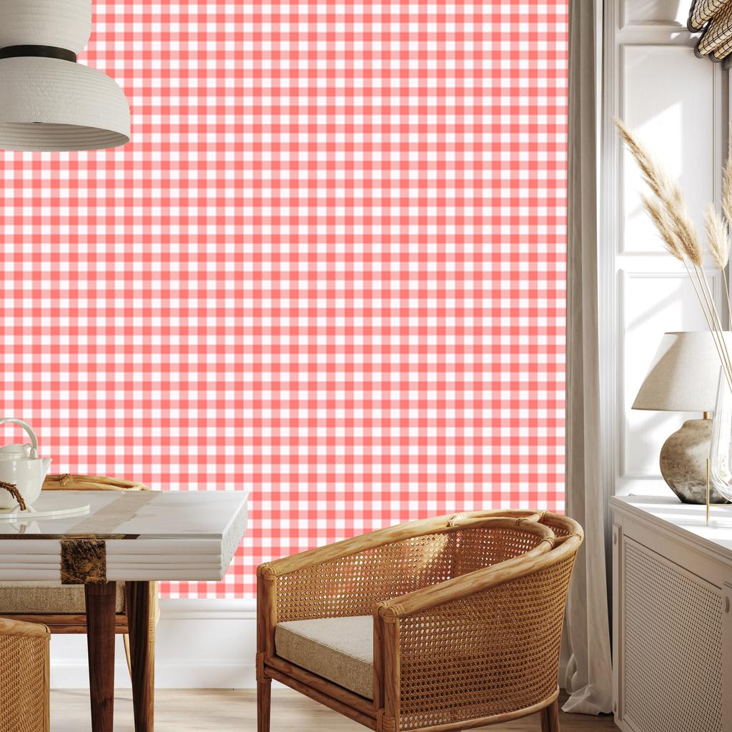 Wallpaper Coral Fabric Pattern, Subtle Detail for Living Room and Bedroom 50x1000