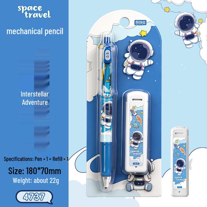 

Capybara 0.5mm Mechanical Pencil & Refill Set - No-Need-to-Sharpen, Student-Friendly Cap-Style Design
