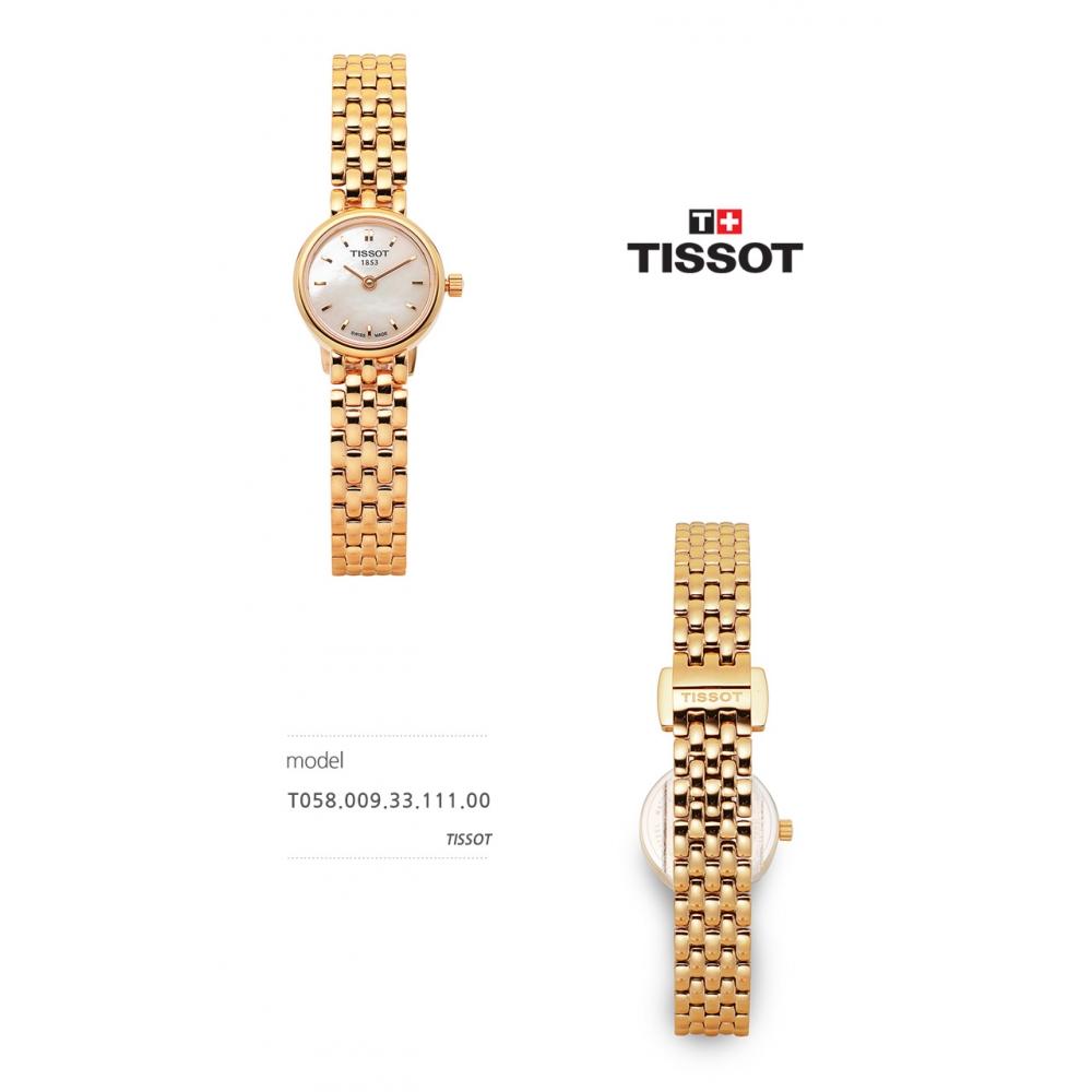 TiSSot Krásné dámské kovové hodinky T058.009.33.111.00