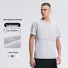 Men's 2025 Ice Silk Quick-Dry Sports T-Shirt - Breathable, Short-Sleeve, for Summer Running & Training