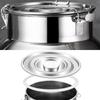 Stainless Steel Beer Fermenters Pail For Oil Storage Wide Application Tea Canister Storage Milk Pail