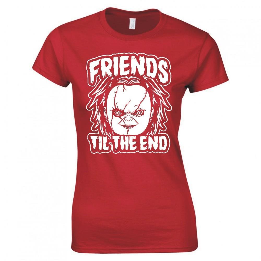 Inspired By Childs Play Friends Til The End Skinny Fit TShirt