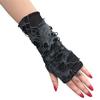 Halloween Gloves Beggar Black Ragged Fingeless Gloves Punk Cosplay Costume Accessories Gloves