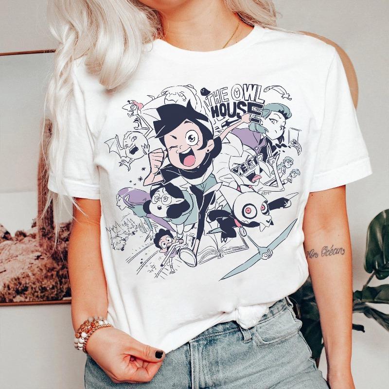 Disney The Owl House Characters Shirts The Owl House Shirt, Boiling Isles Tee Disneyland Matching Family Shirt S