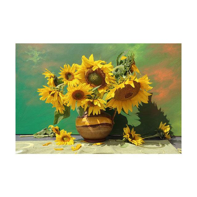 

Абстрактная картина на холсте, цветок, картина маслом, настенные художественные фотографии, постеры с подсолнухом для гостиной, домашний декор без рамы 21cm×30cm NoFrame