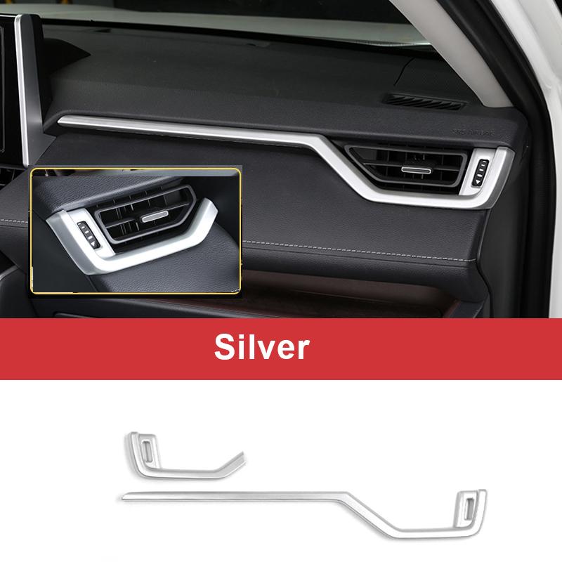 Für Toyota RAV4 RAV 4 2022 XA50 Auto Interior Center Konsole Klimaanlage AC Vent Outlet Panel Trim Abdeckung Streifen